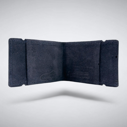 The Cypress Cash Cover — Suede Grey Ostrich Shin