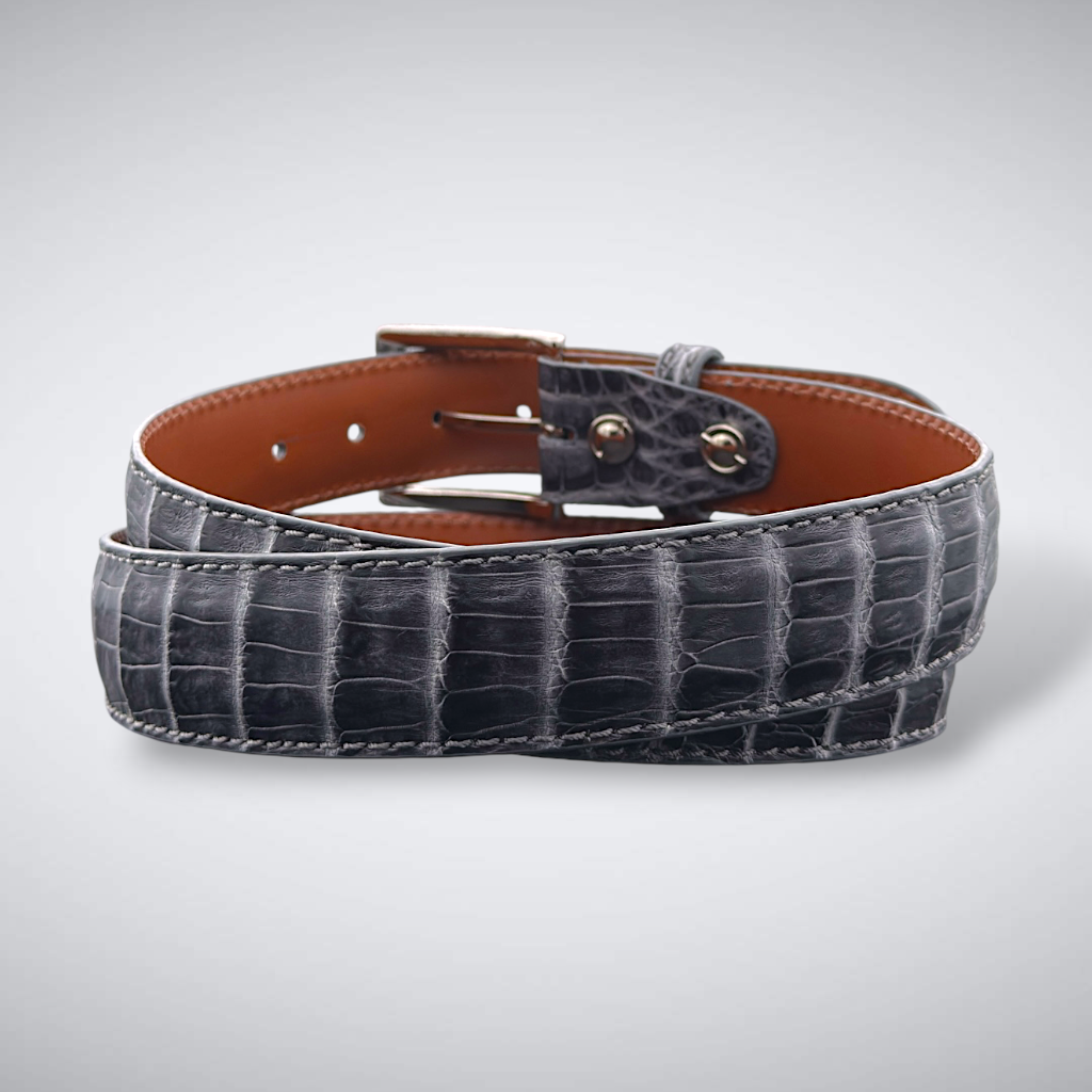 Caiman Belt — Gray White | Tail