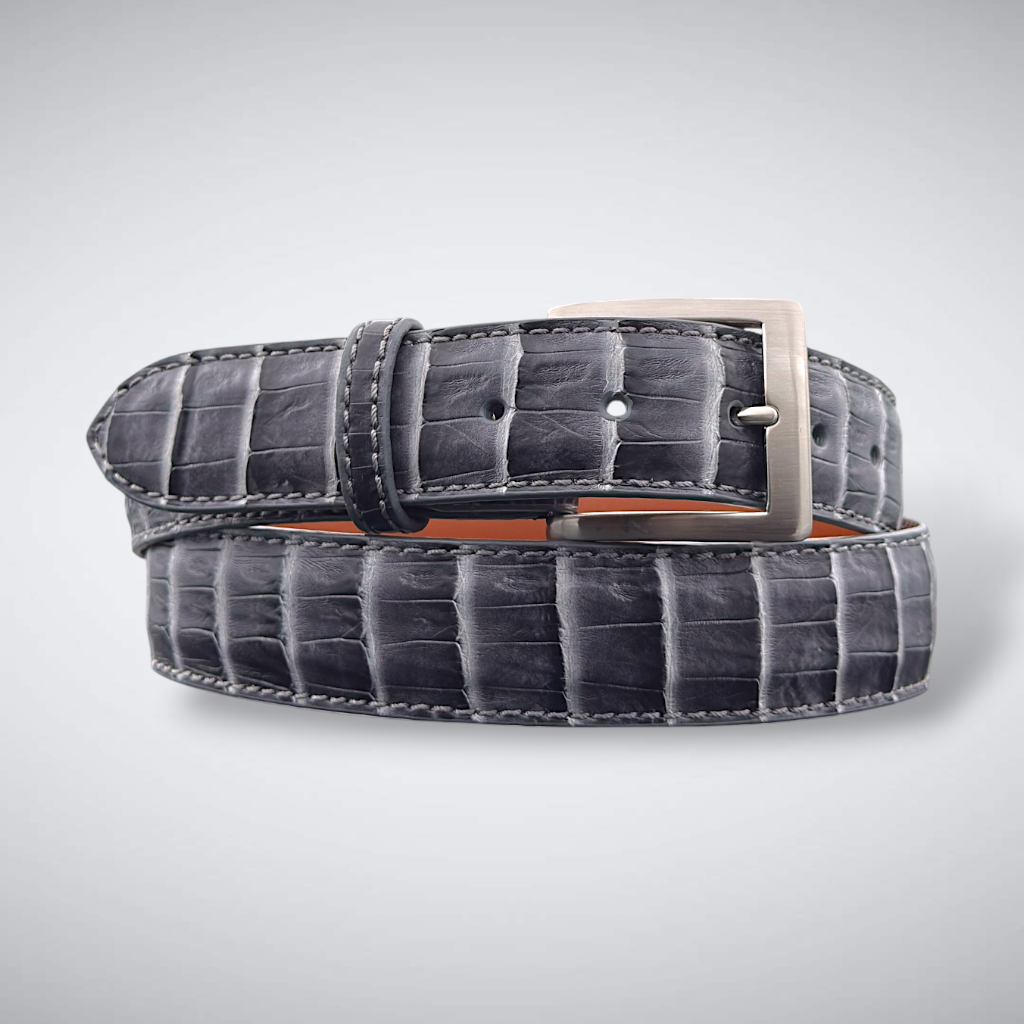 Caiman Belt — Gray White | Tail