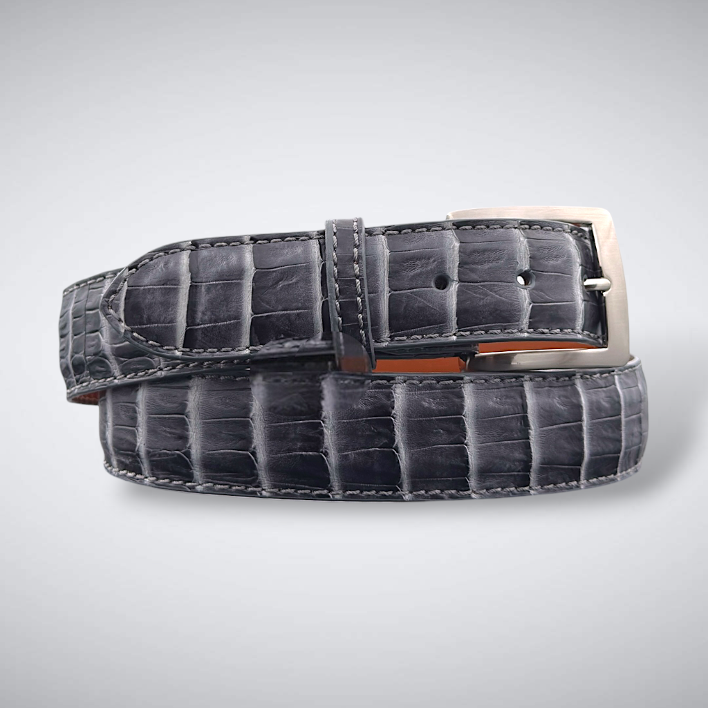 Caiman Belt — Gray White | Tail