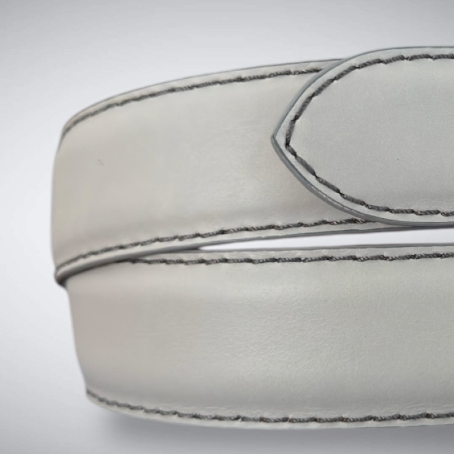 Ready To Ship Italian Calf Belt: Muirfield Mist (1.5 Width)