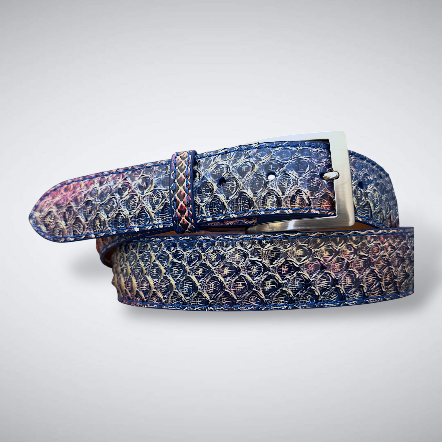 Chroma Flank I Python Belt – Exotic Gradient Pattern | Cut-to-Fit ...