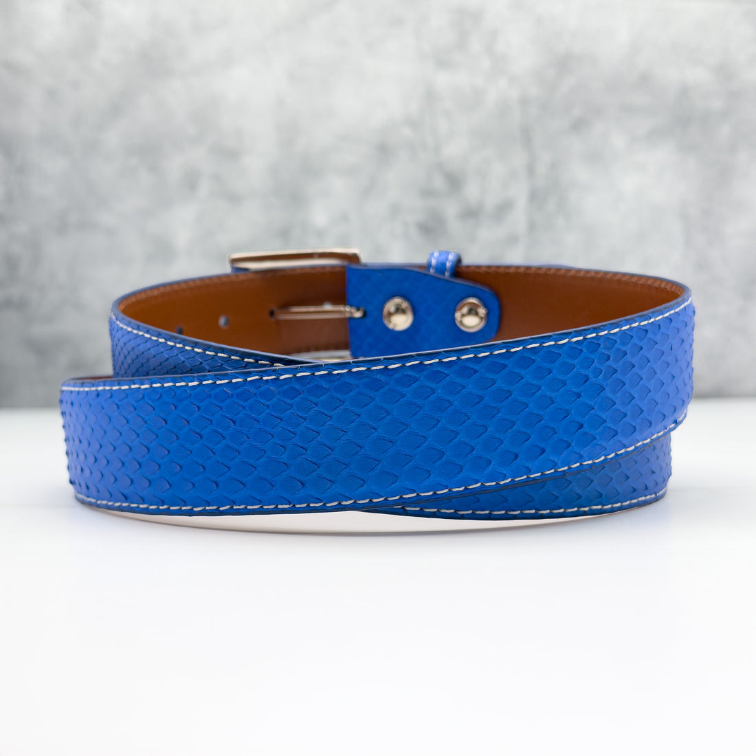 Ready To Ship Python Belt: Hollywood  1.5&quot; width