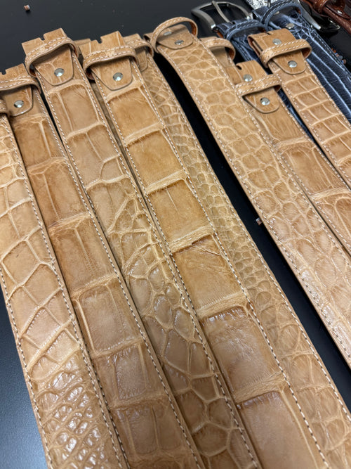 Alligator Belt — Ashford Tan | Matte