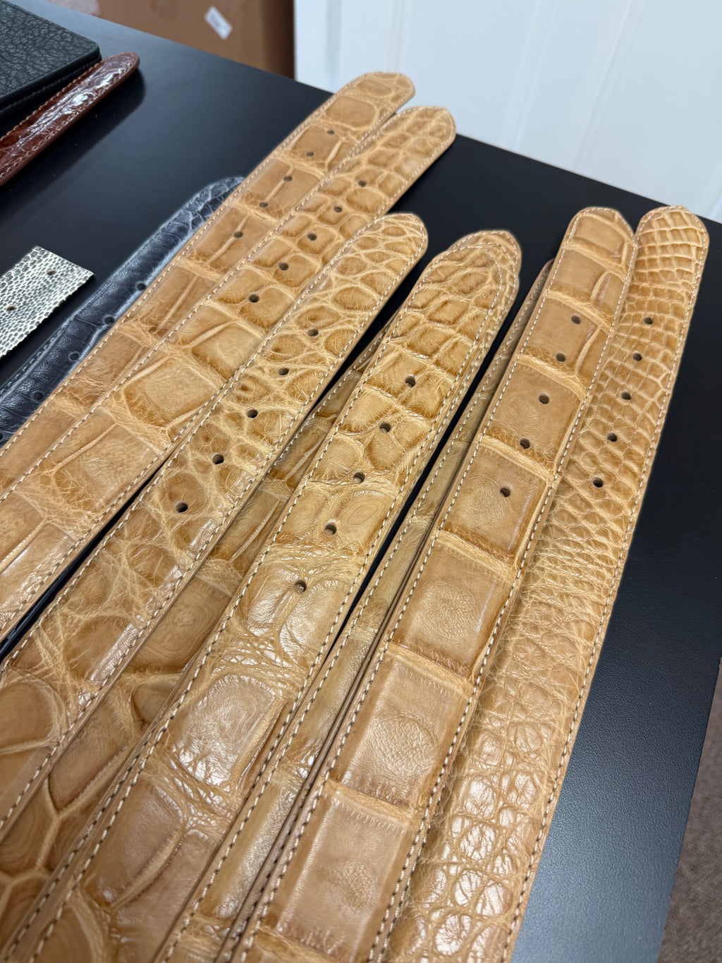 Alligator Belt — Ashford Tan | Matte