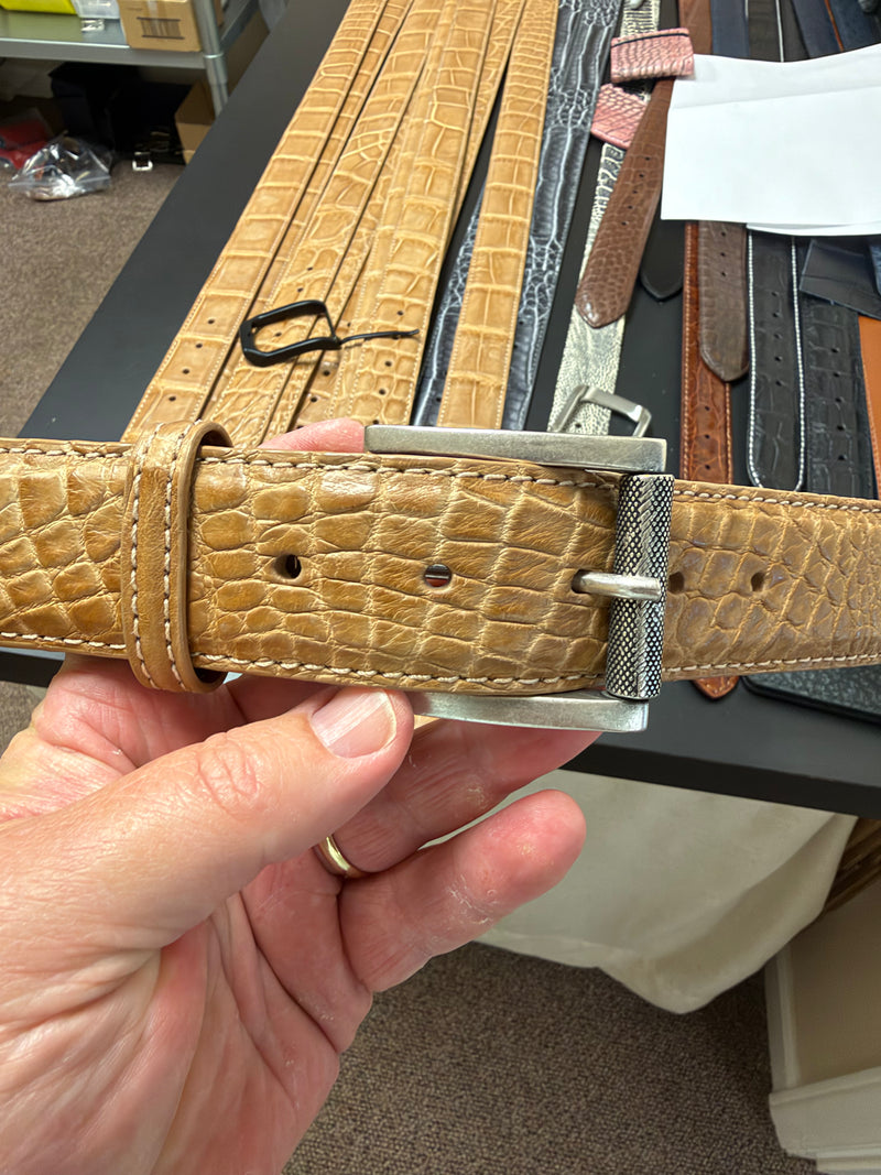 Alligator Belt — Ashford Tan | Matte