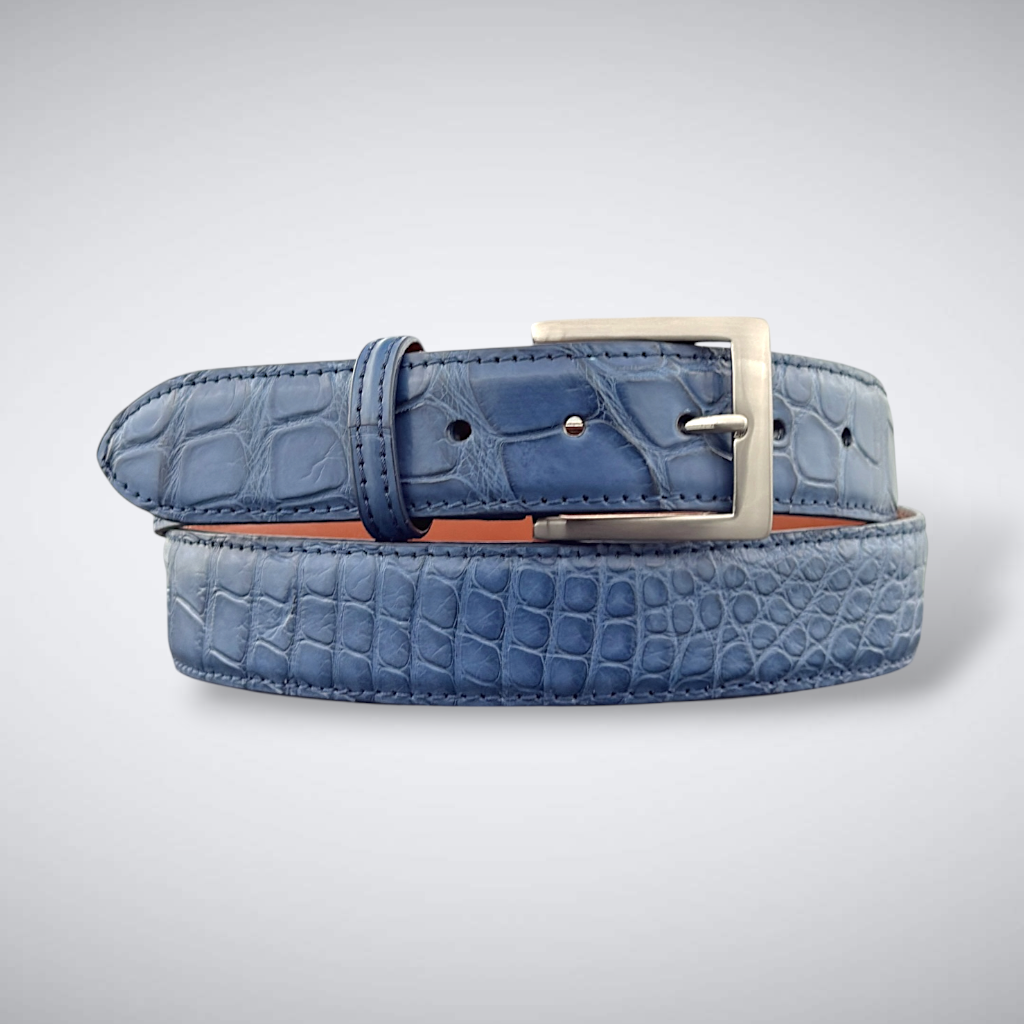Alligator Belt — Indigo | Matte