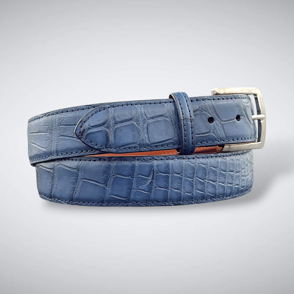 Alligator Belt — Indigo | Matte