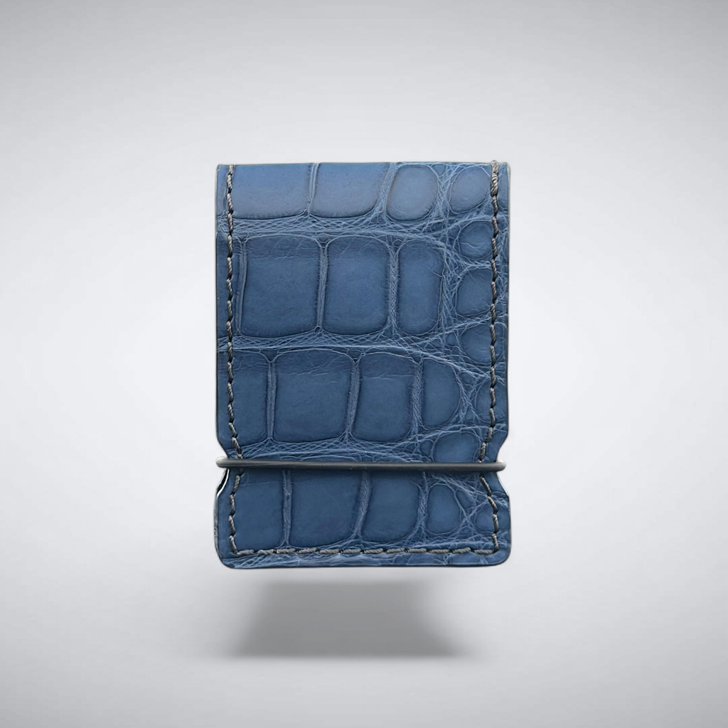 Alligator Cash Cover — Indigo Slate