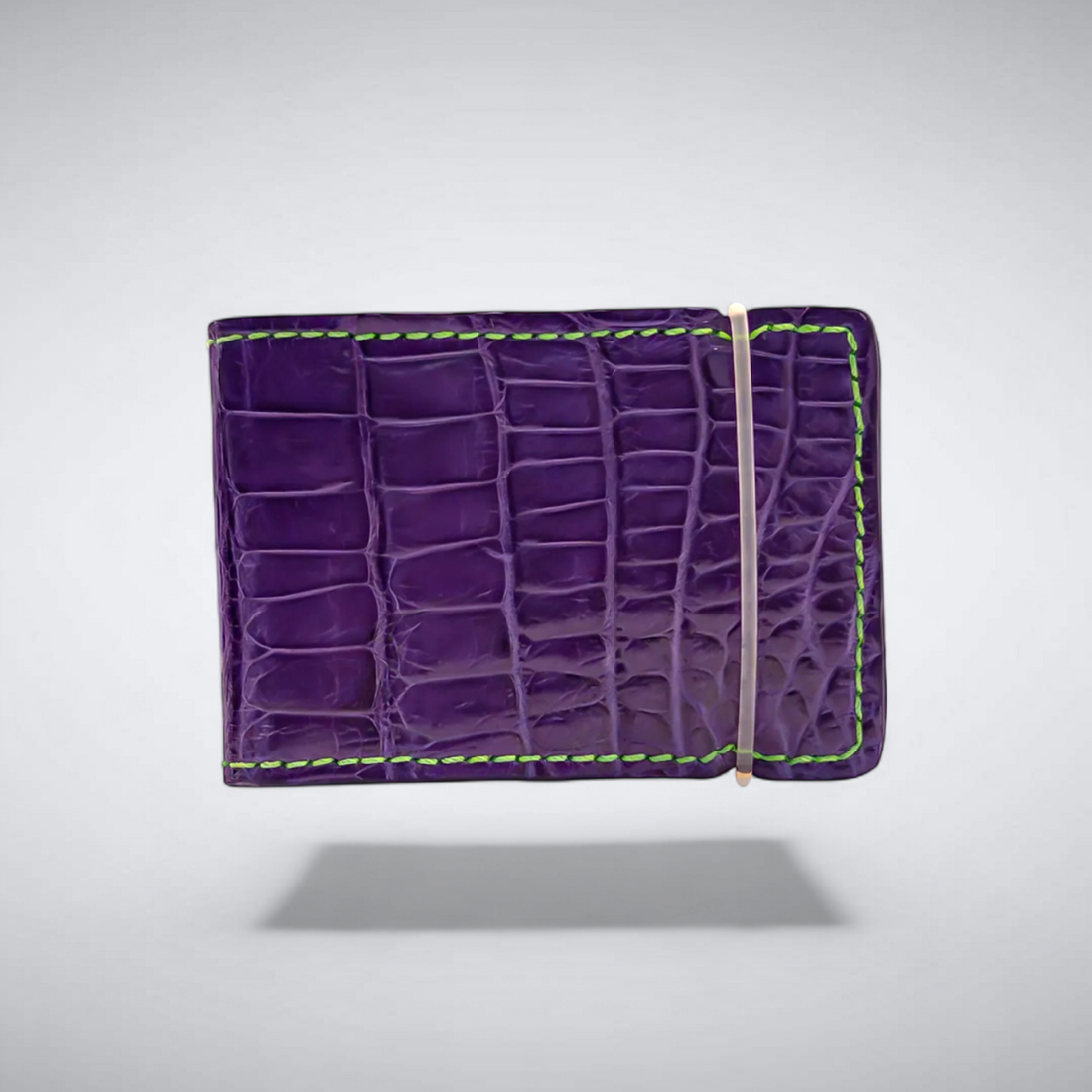 The Joker Cash Cover — Purple Tanzanite Glazed Alligator