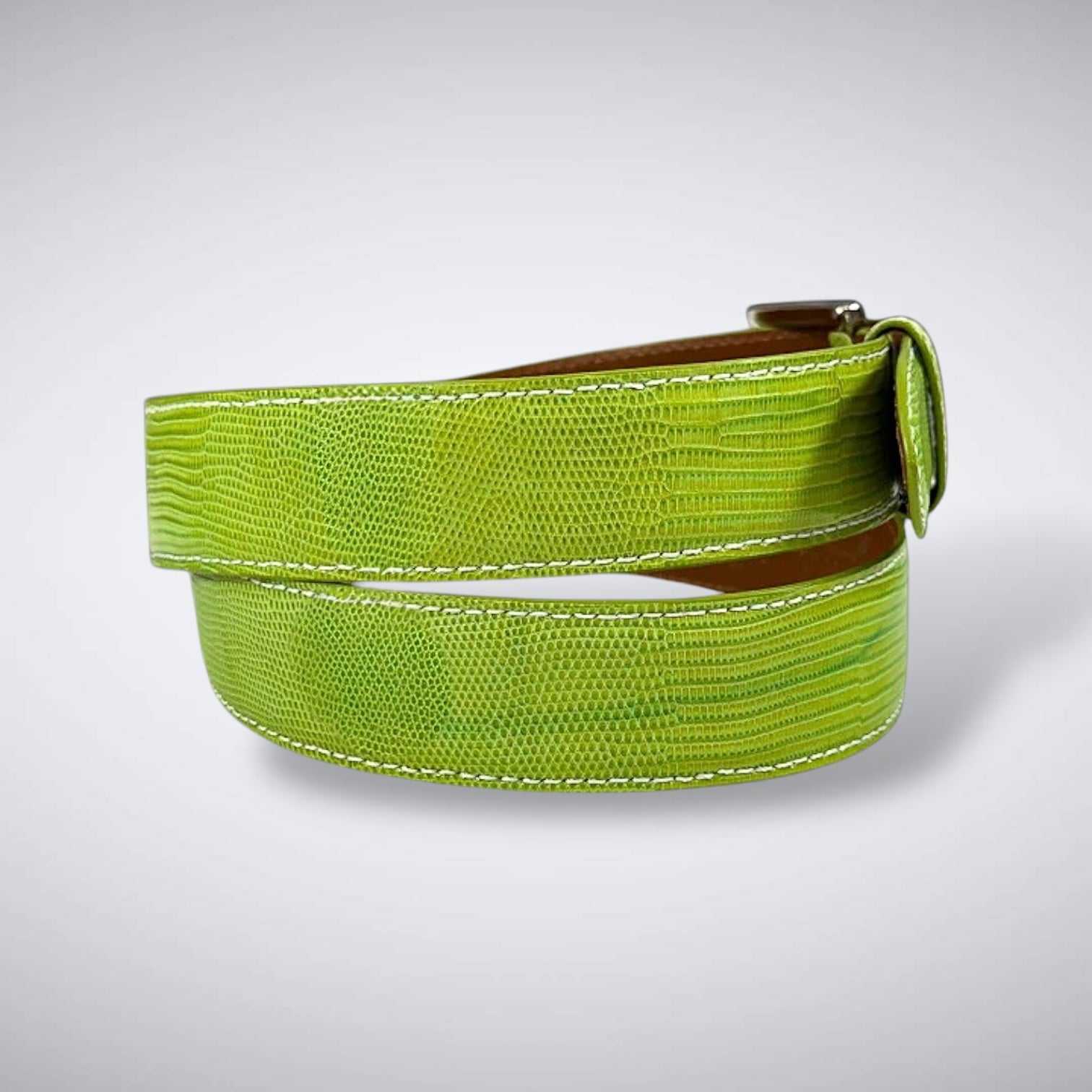 Lizard Belt: Lime Green