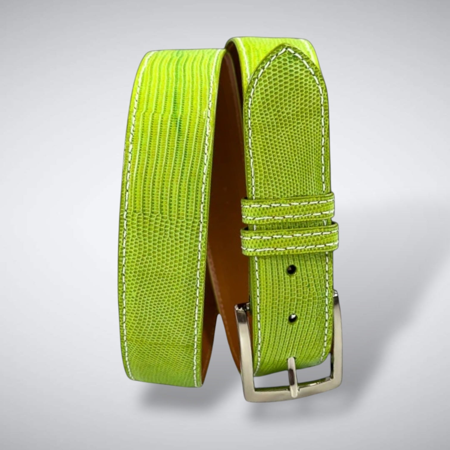 Lizard Belt: Lime Green