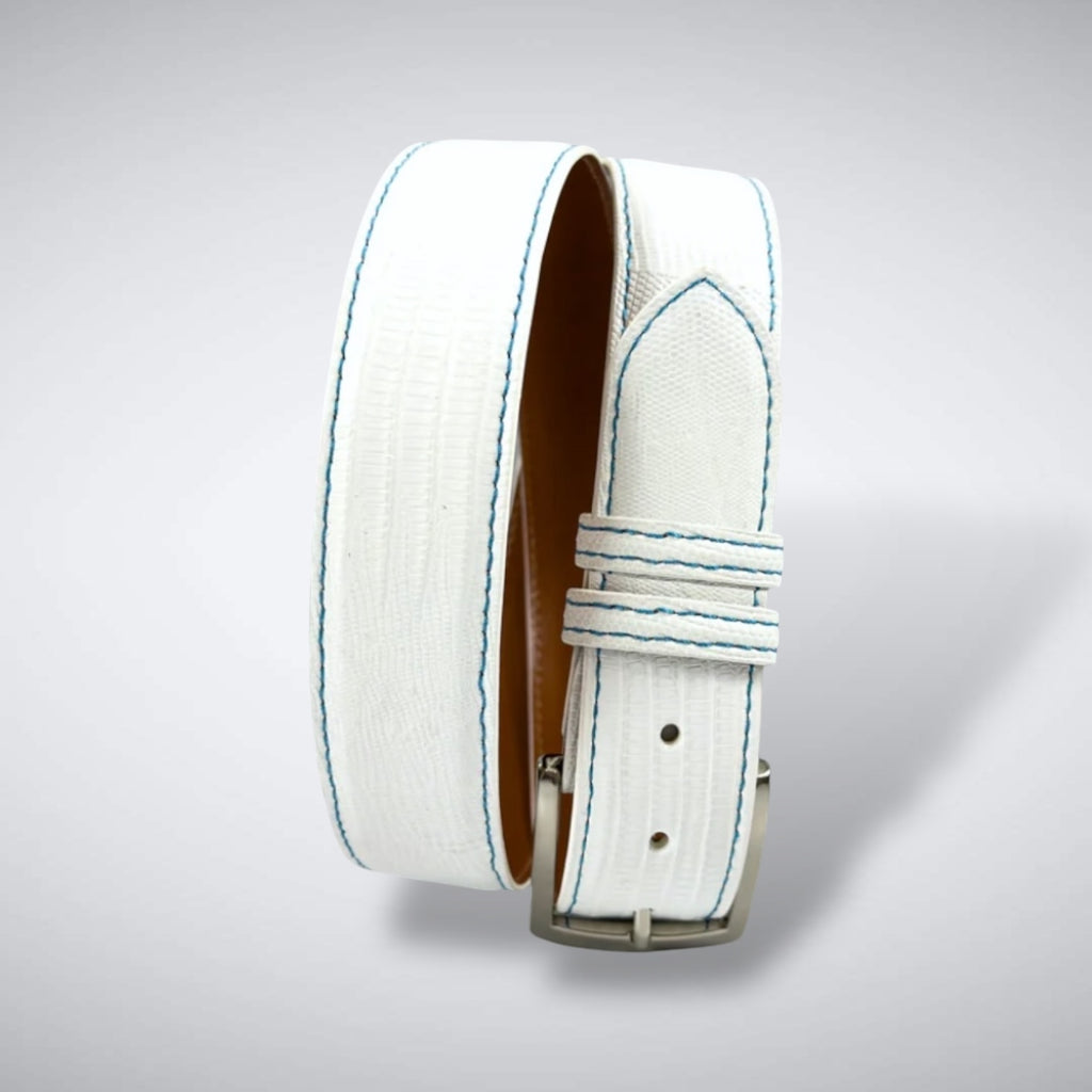 Lizard Belt — White
