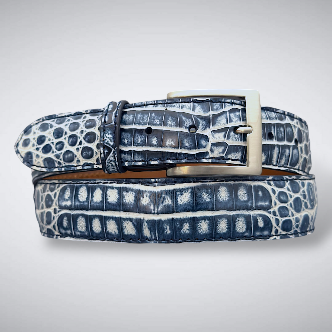 Argentine Crocodile Belt – Mariner Frost