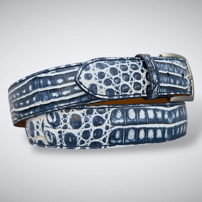 Argentine Crocodile Belt – Mariner Frost