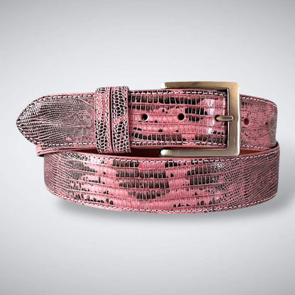 Lizard Belt: Marked Pink