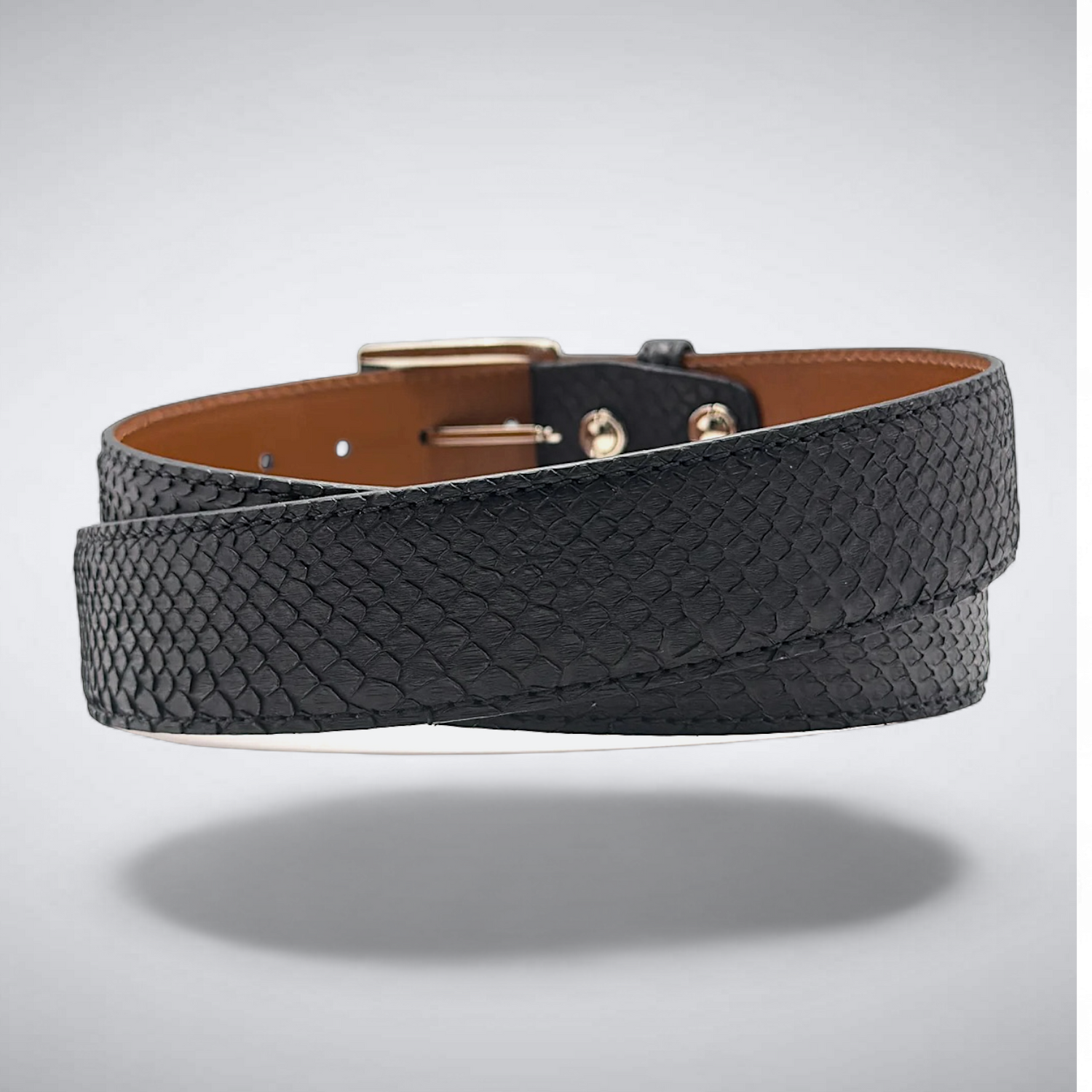 Snake Belt – Black Python | Jacob Hill Leather Snake Belt – Black Python | Jacob Hill Leather