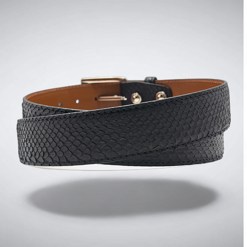 Snake Belt — Black | Python