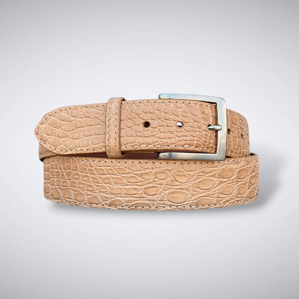 Caiman Belt — Tan | Flank | Matte
