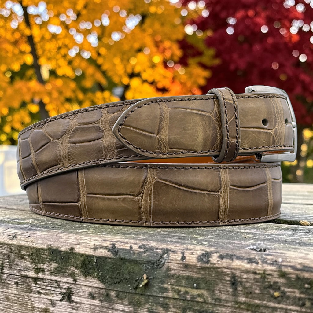 Alligator Belt — Stonewood | Matte