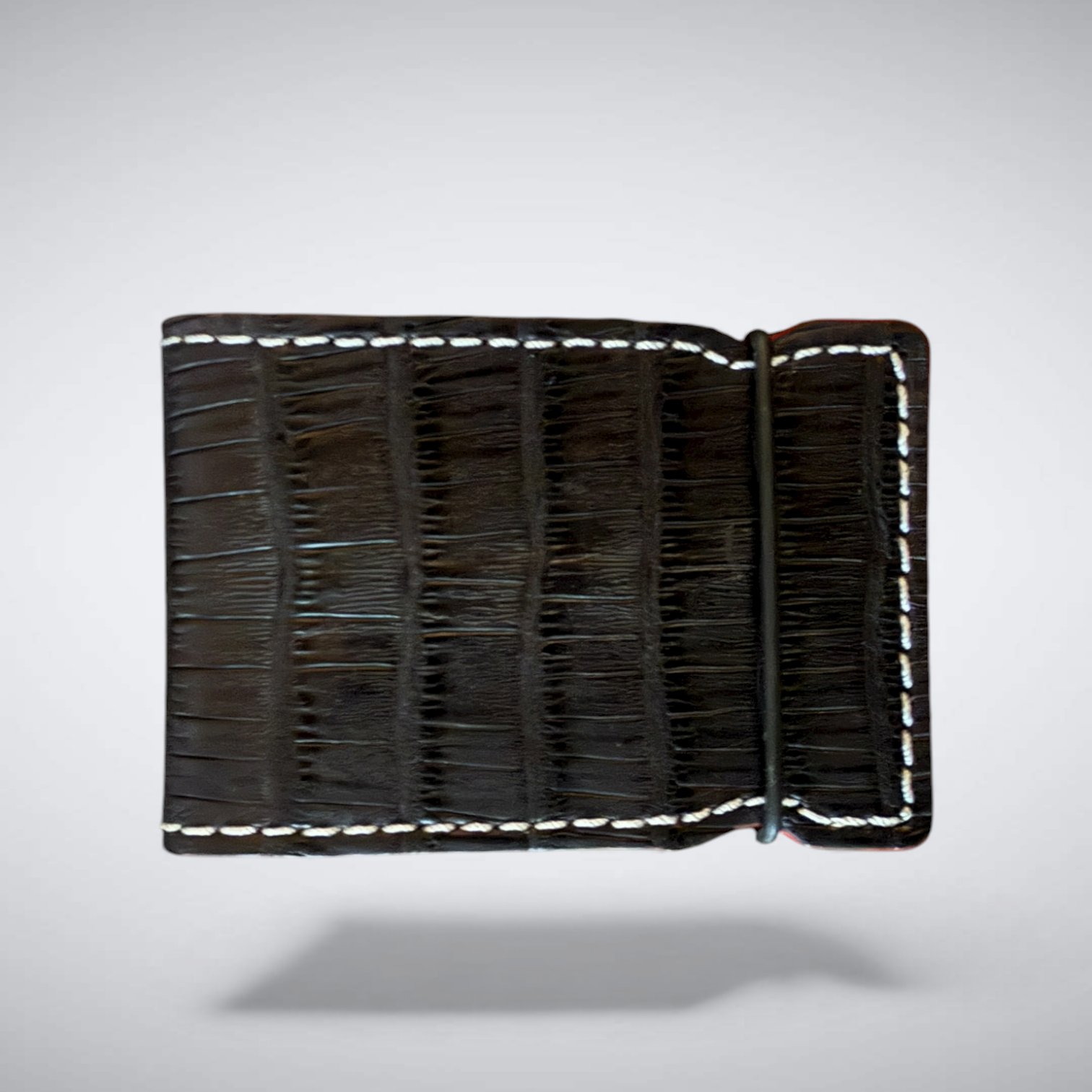 The Molinari Cash Cover — Matte Black Crocodile