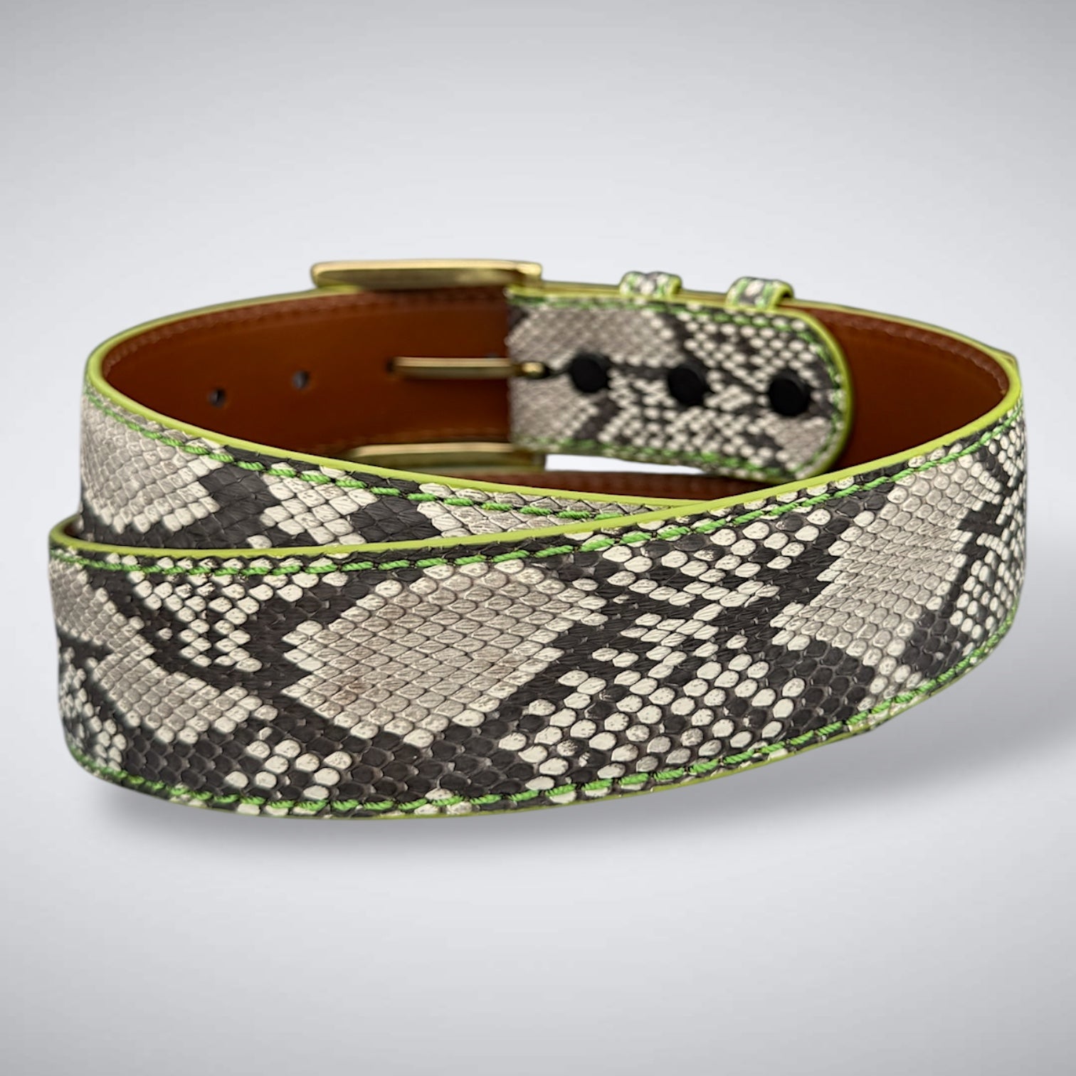 Python Belt: Natural Marked