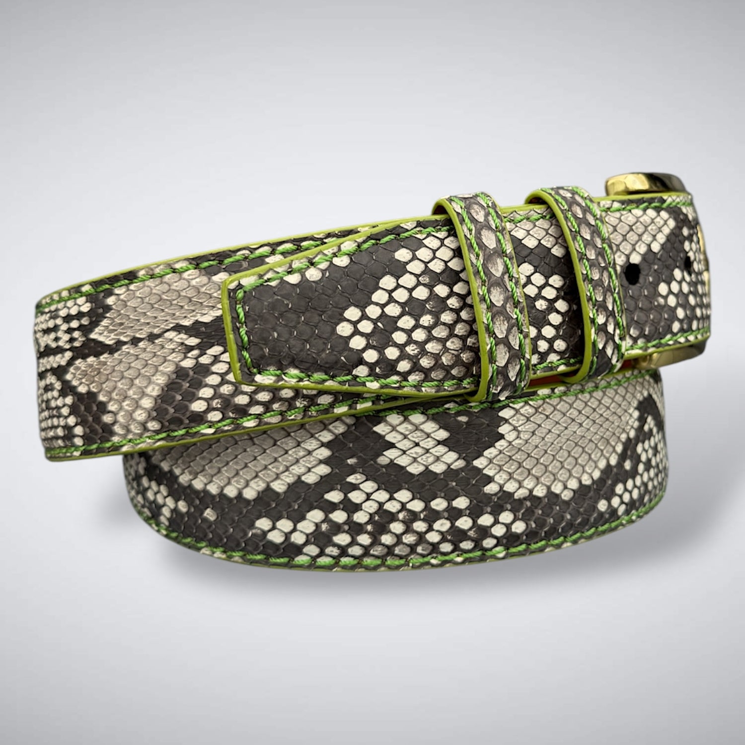 Python Belt: Natural Marked