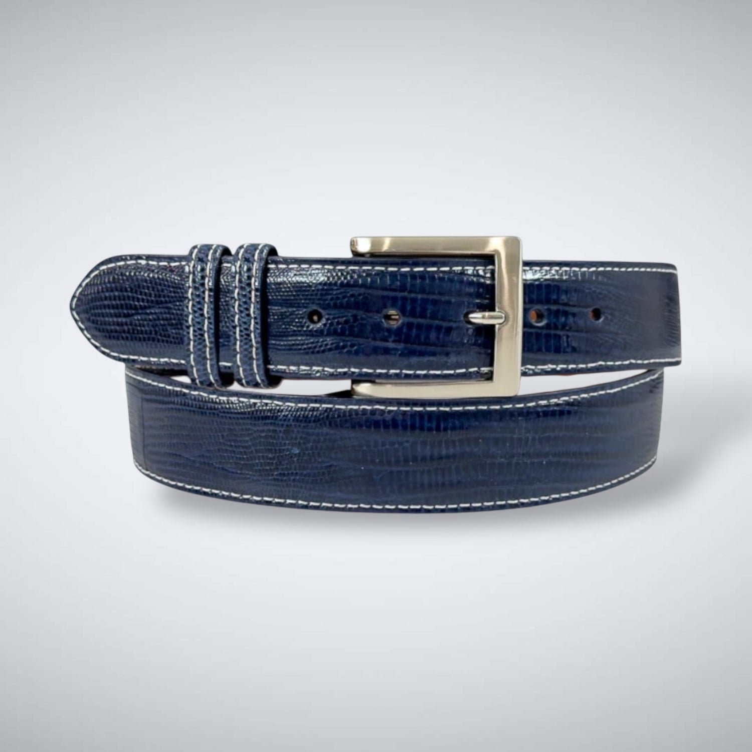 Lizard Belt: Navy