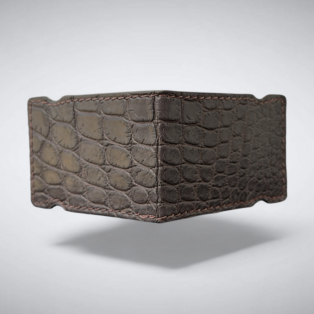 Nile Crocodile Cash Cover — Smoked Brown