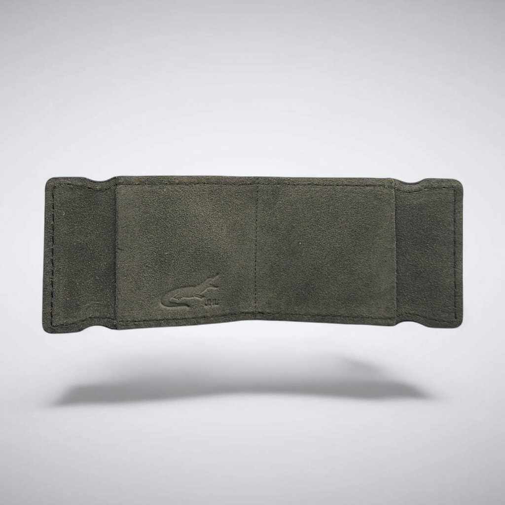 Alligator Cash Cover — Oatmeal Moss