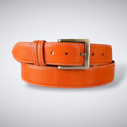 Lizard Belt: Orange