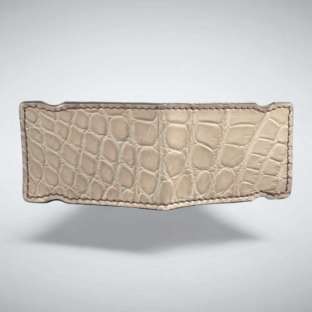 Alligator Cash Cover — Oatmeal Espresso