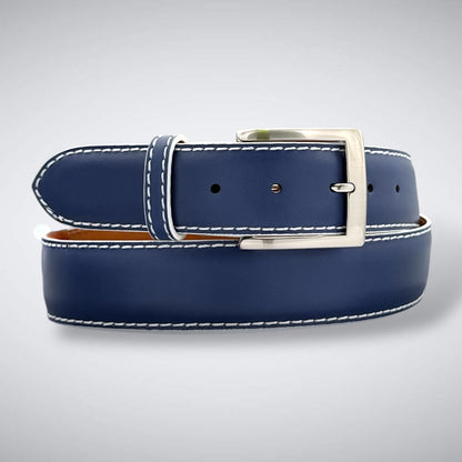 Ready To Ship Italian Calf Belt: Pebble Edge (1.5 Width)