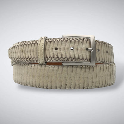 Ready To Ship Spitting Back Cut Cobra Belt: Natural (Width 1.5&