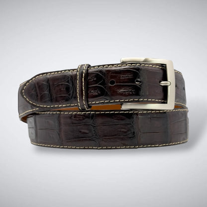 Ready To Ship Caiman Belt: Hickory Brown (1.5&quot; Width)