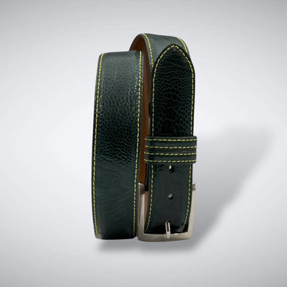 Ostrich Shin Belt: Augusta