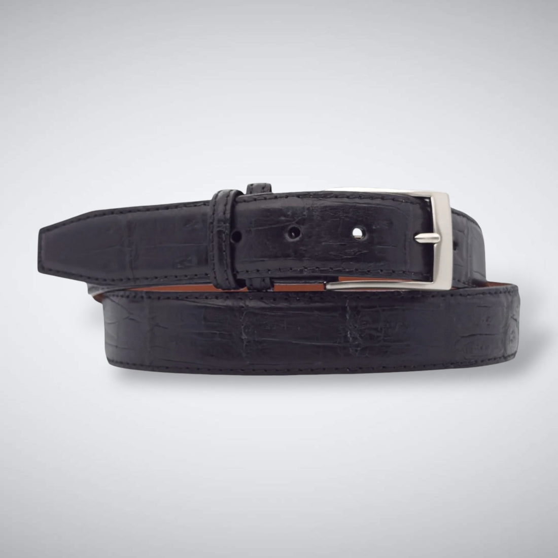 Ready To Ship Caiman Belt: Black Diamond Tip  (1.38&quot;)