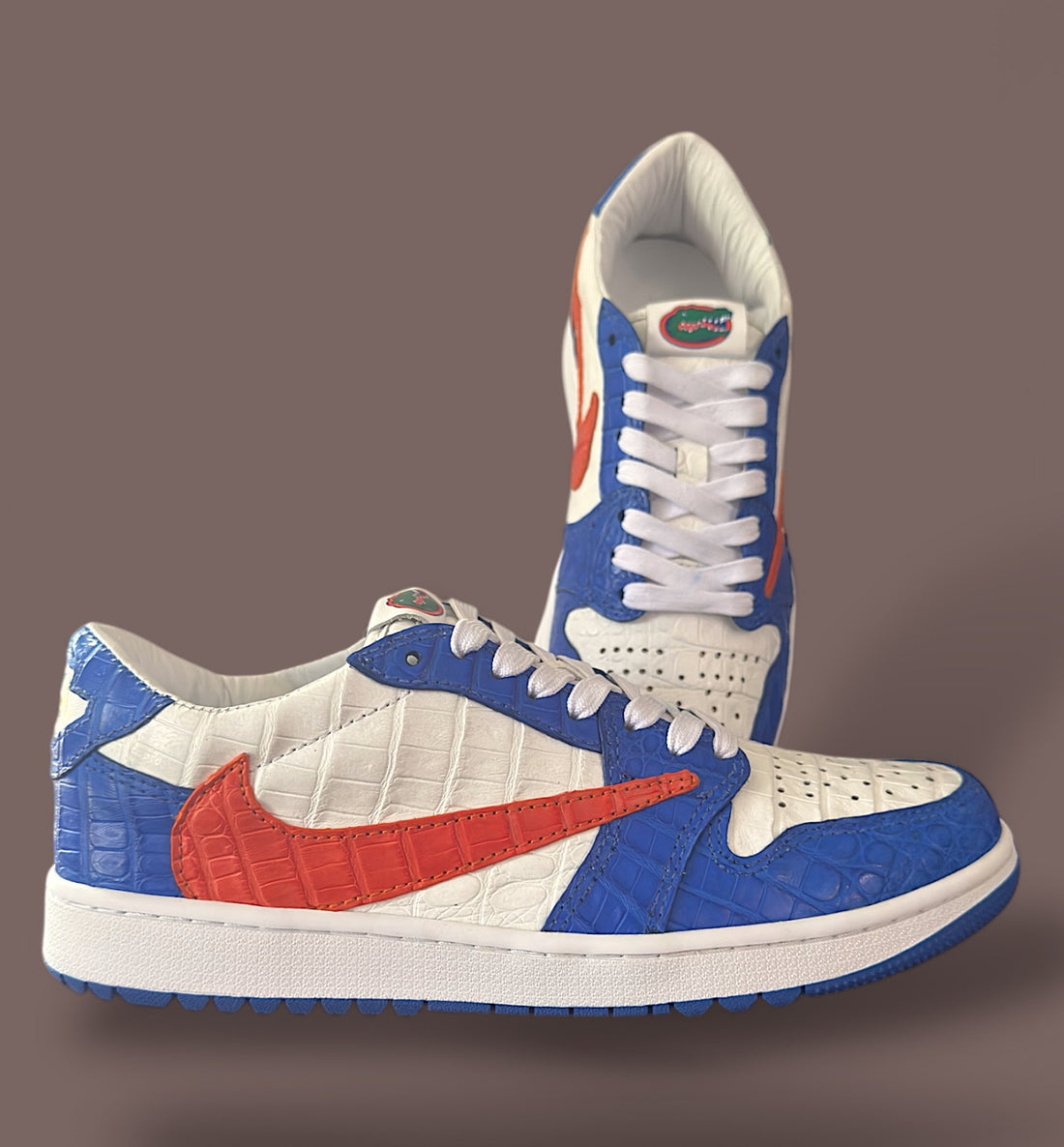 Air Jordon Golf Low: Bull Gator Royal (Shown With UF LOGO)  Not Req.