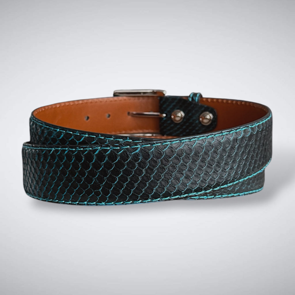 Ready To Ship Python Belt: Hazeltine Par 3  1.5" Width