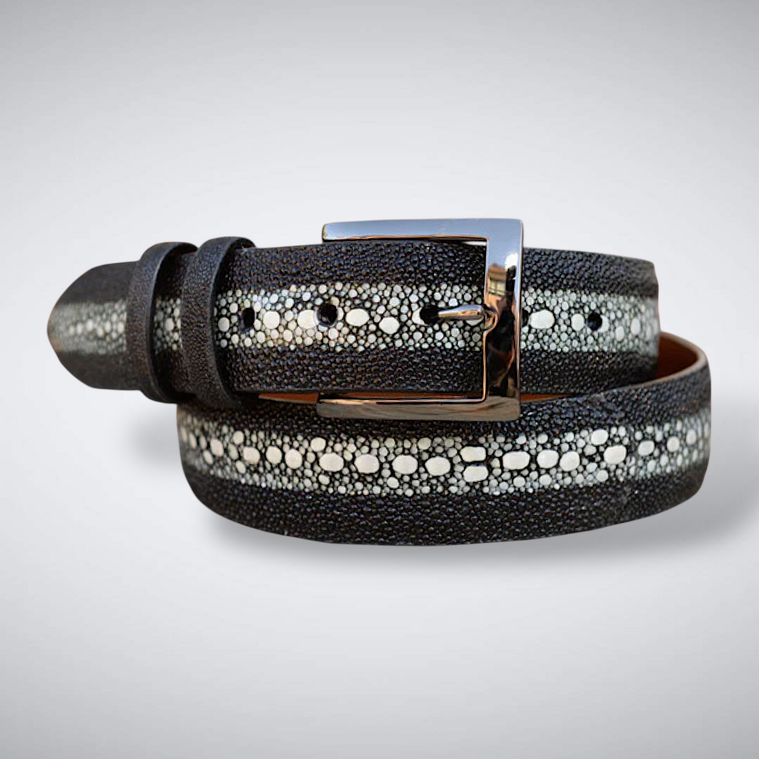Stingray Belt: Black Rowstone