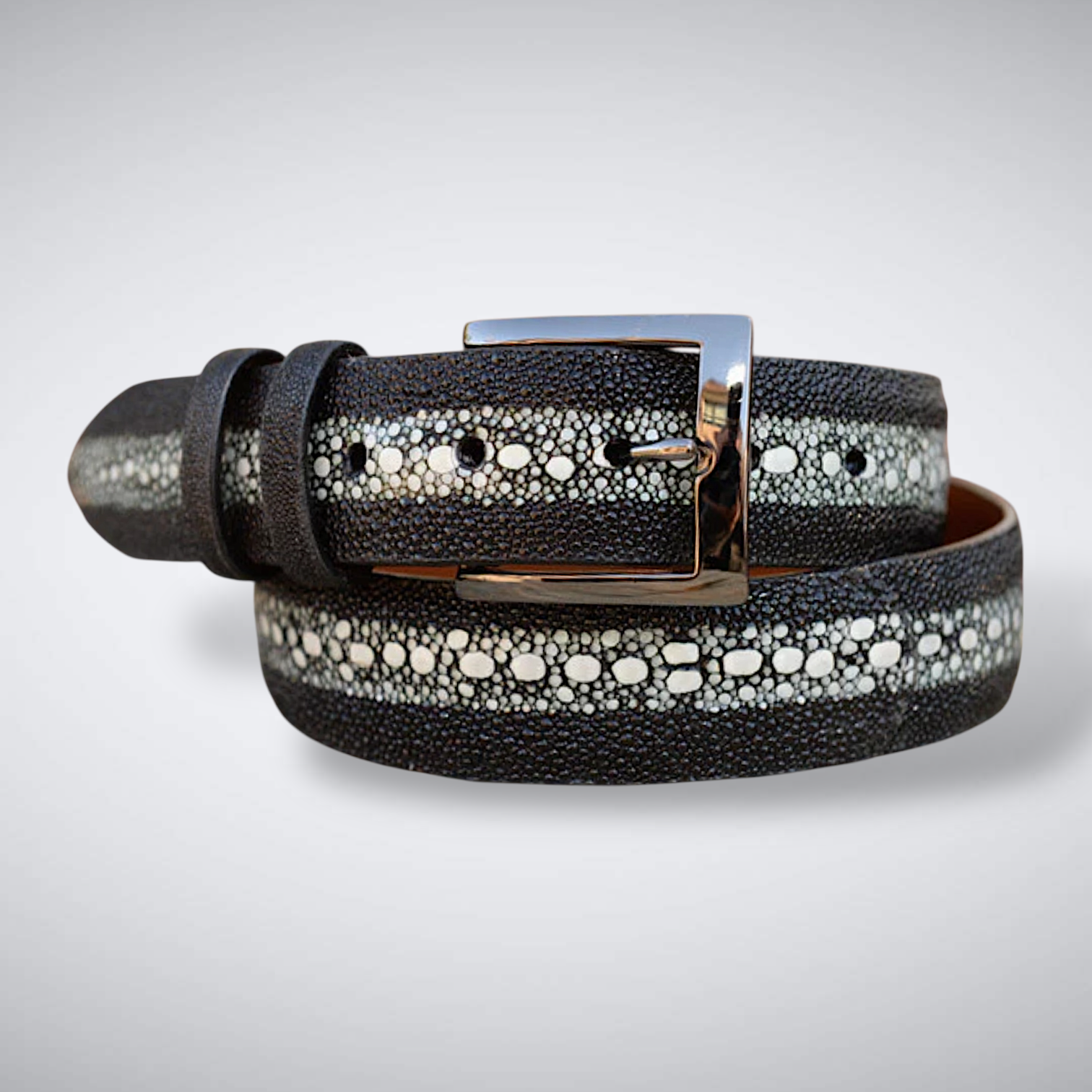 Stingray Belt: Black Rowstone