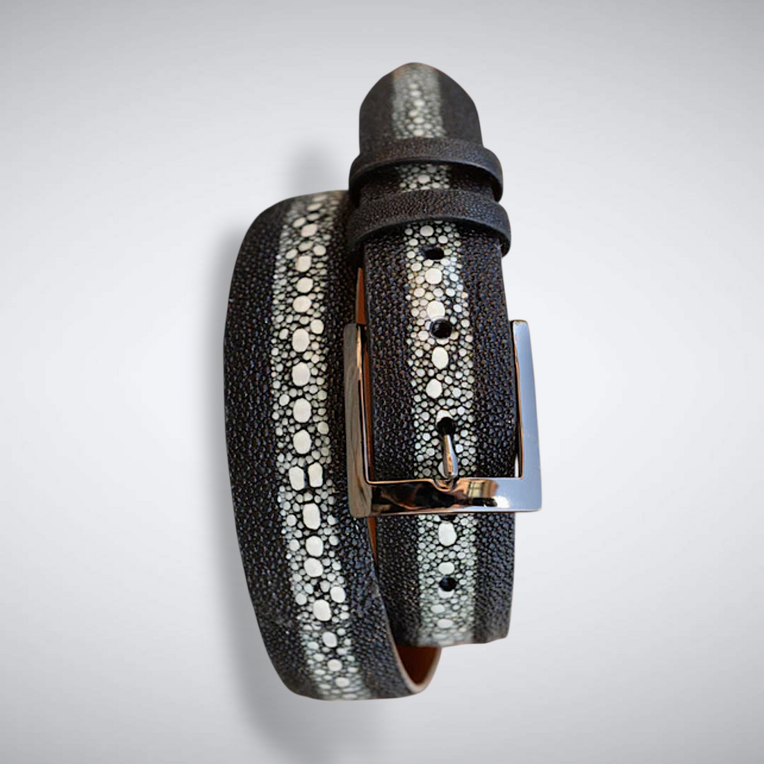 Stingray Belt: Black Rowstone