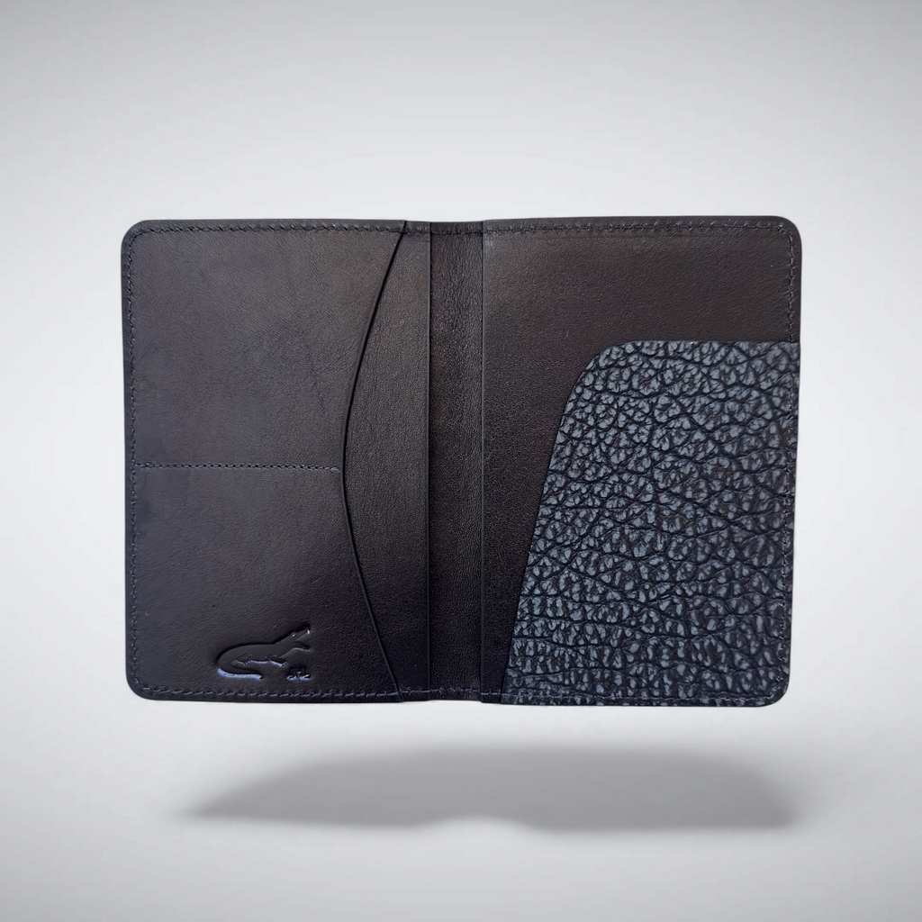 bison passport cover interior with pocket