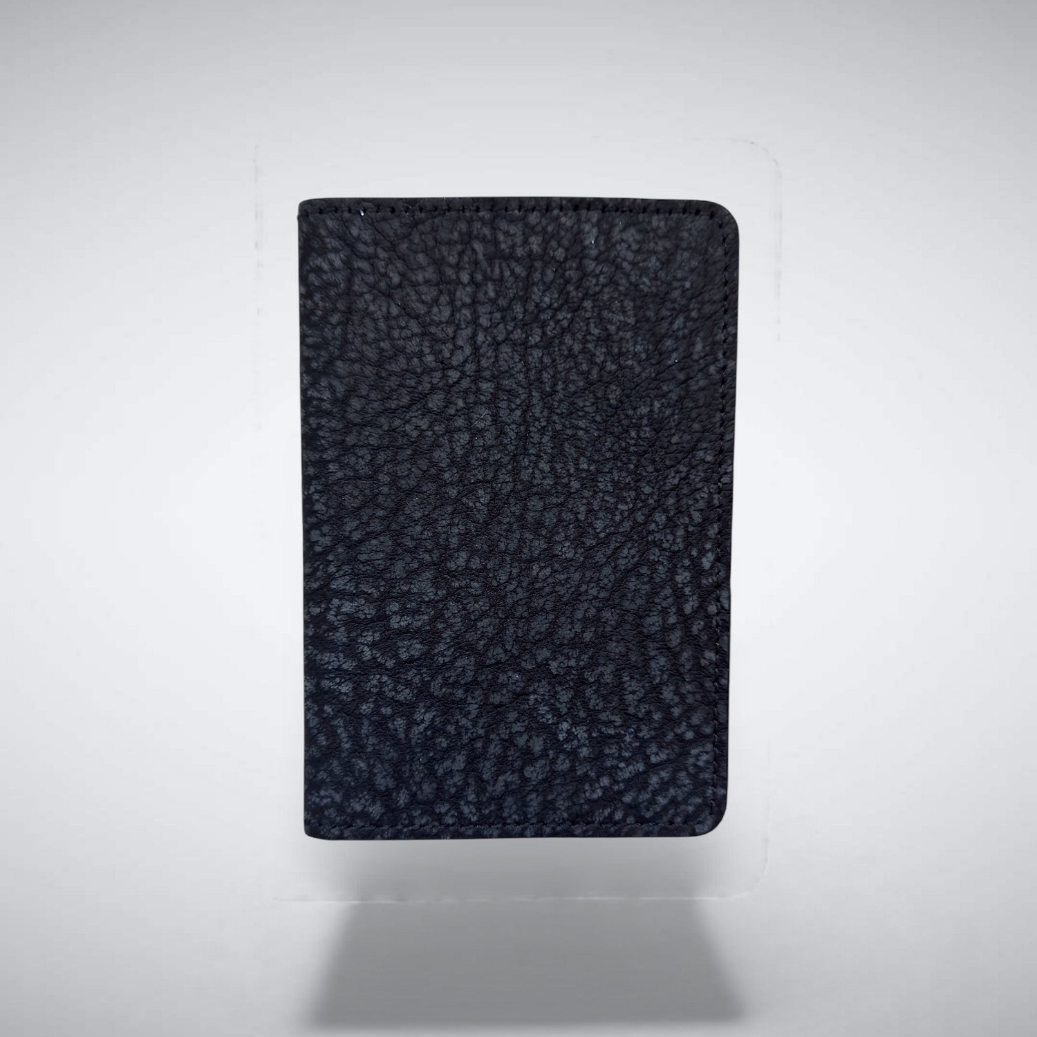 Tetons Bison Passport Cover (Charcoal Suede)