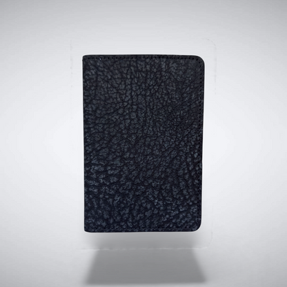 Tetons Bison Passport Cover (Charcoal Suede)