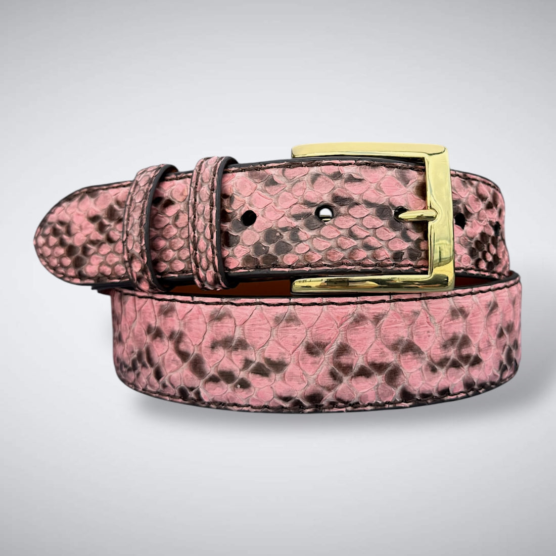 Python Belt: Marked Python Pink