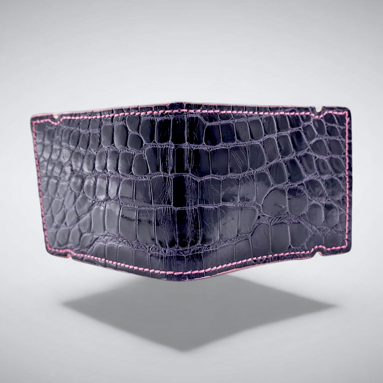 The Regent Cash Cover — Royal Purple Glazed Alligator