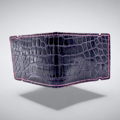 The Regent Cash Cover — Royal Purple Glazed Alligator
