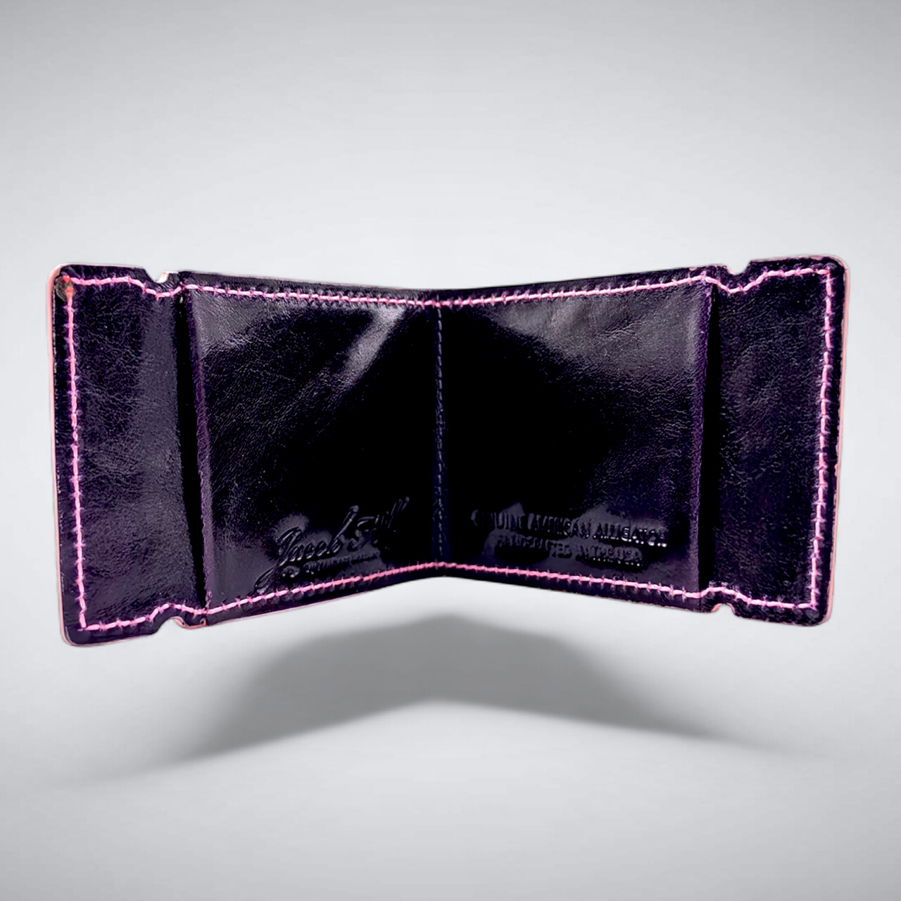 The Regent Cash Cover — Royal Purple Glazed Alligator