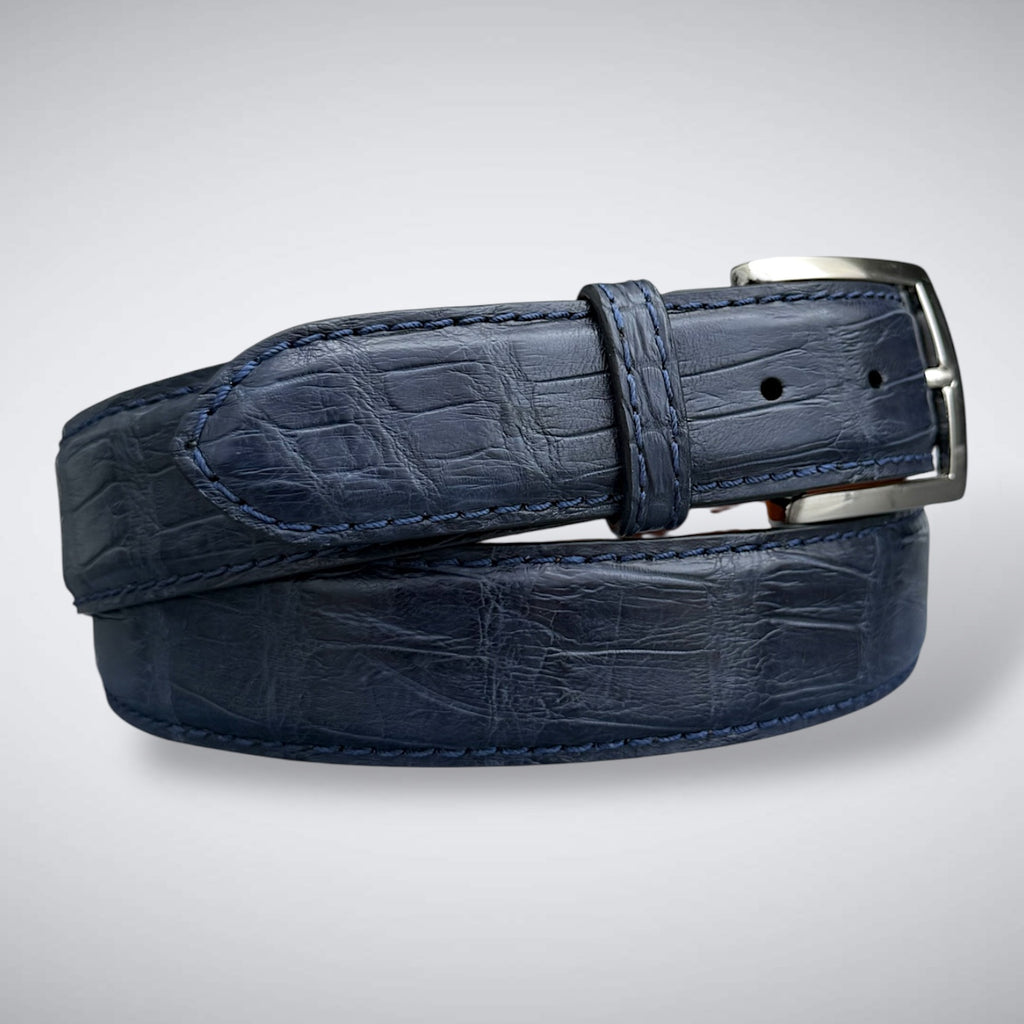 Alligator Belt — Navy | Matte